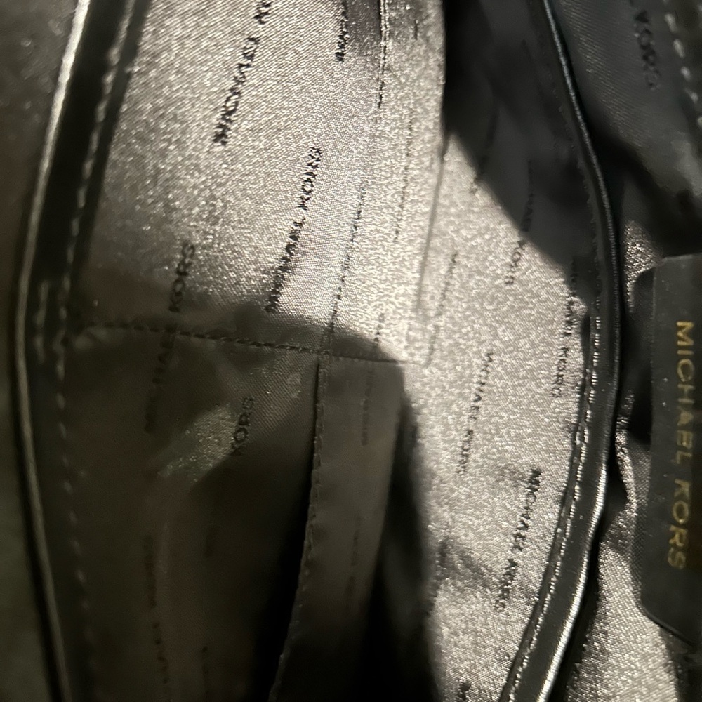 Michael Kors Tan and Black Animal Print Tote - Picture 5 of 12